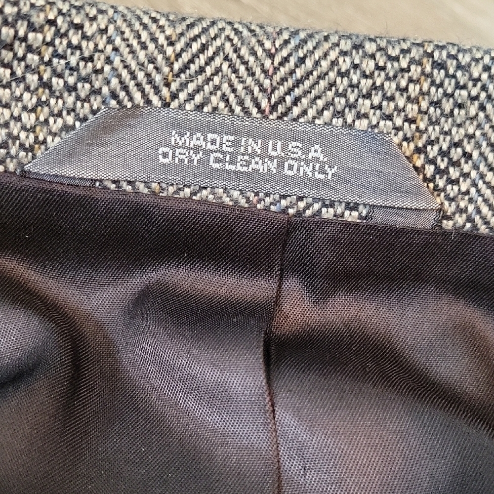 Vintage Haggar Imperial Gray Sport Coat Gentleman's Fit - Picture 7 of 9